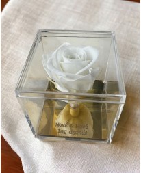 FOREVER ROSE "ΝΟΝΕ & ΝΟΝΑ, ΣΑΣ ΑΓΑΠΩ" ΛΕΥΚΟ Σπίτι & Γραφείο