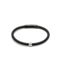 ΑΝΔΡΙΚΟ ΒΡΑΧΙΟΛΙ LEATHER CUFF BLACK Ανδρικά