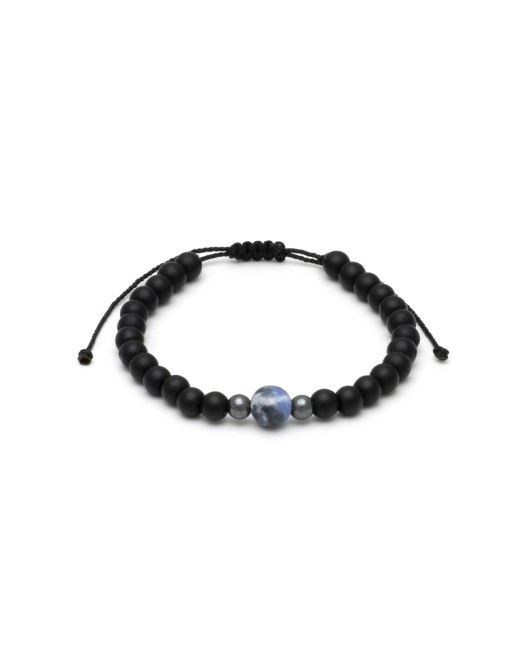 ΑΝΔΡΙΚΟ ΒΡΑΧΙΟΛΙ ONE BEAD LAPIS Ανδρικά