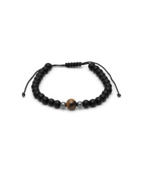 ΑΝΔΡΙΚΟ ΒΡΑΧΙΟΛΙ ONE BEAD TIGER EYE Ανδρικά