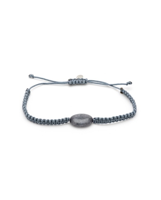 ΑΝΔΡΙΚΟ ΒΡΑΧΙΟΛΙ SINGLE OVAL GREY Ανδρικά