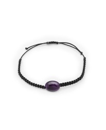 ΑΝΔΡΙΚΟ ΒΡΑΧΙΟΛΙ SINGLE OVAL PURPLE Ανδρικά