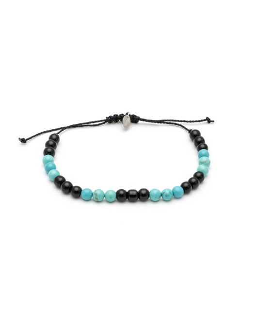 ΑΝΔΡΙΚΟ ΒΡΑΧΙΟΛΙ THREE TURQUOISE ENALLAX Ανδρικά