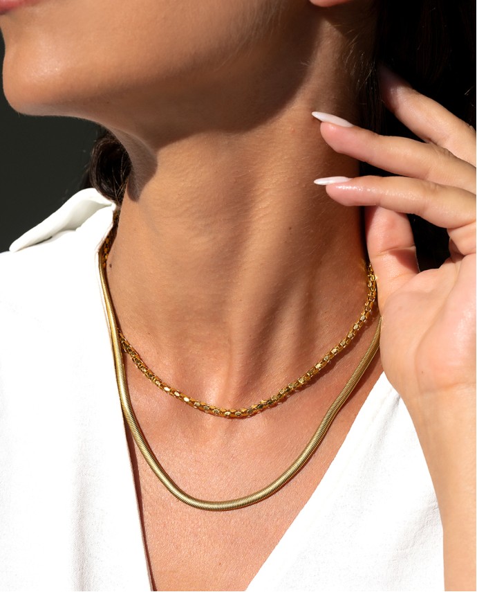 ΚΟΛΙΕ CHIC SNAKE CHAIN 