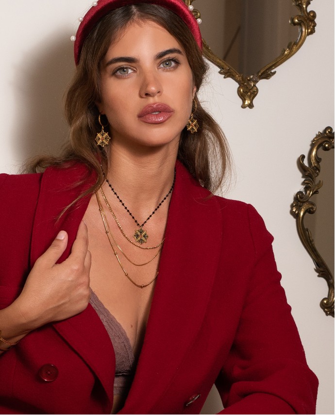 ΚΟΛΙΕ TRIPLE CHAIN ΧΡΥΣΟ Κολιέ