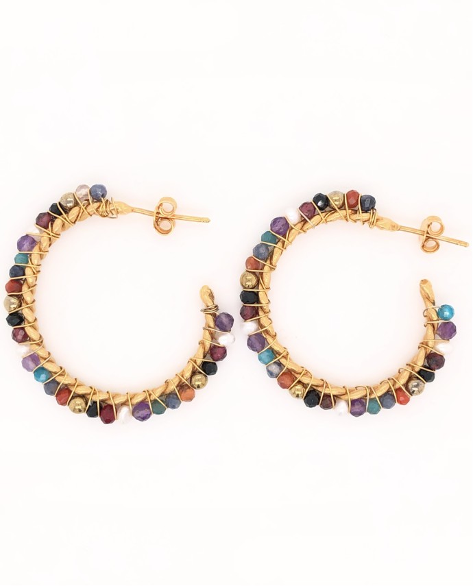 ΣΚΟΥΛΑΡΙΚΙΑ COLORATO HOOPS Σκουλαρίκια