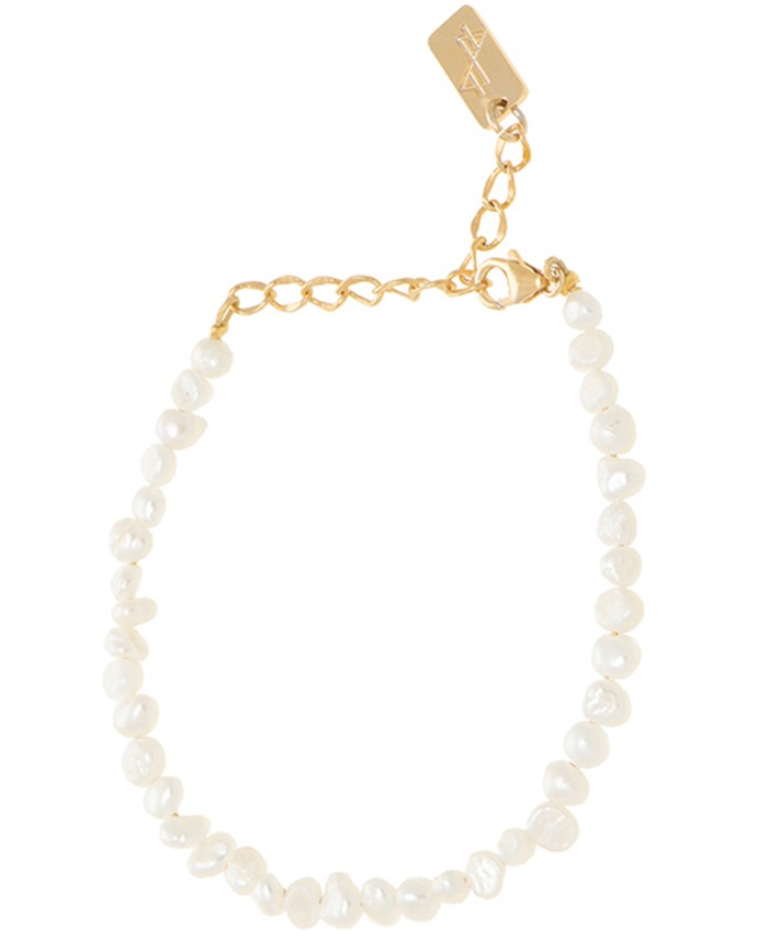 ΒΡΑΧΙΟΛΙ WHITE RAW PEARL Κοσμήματα