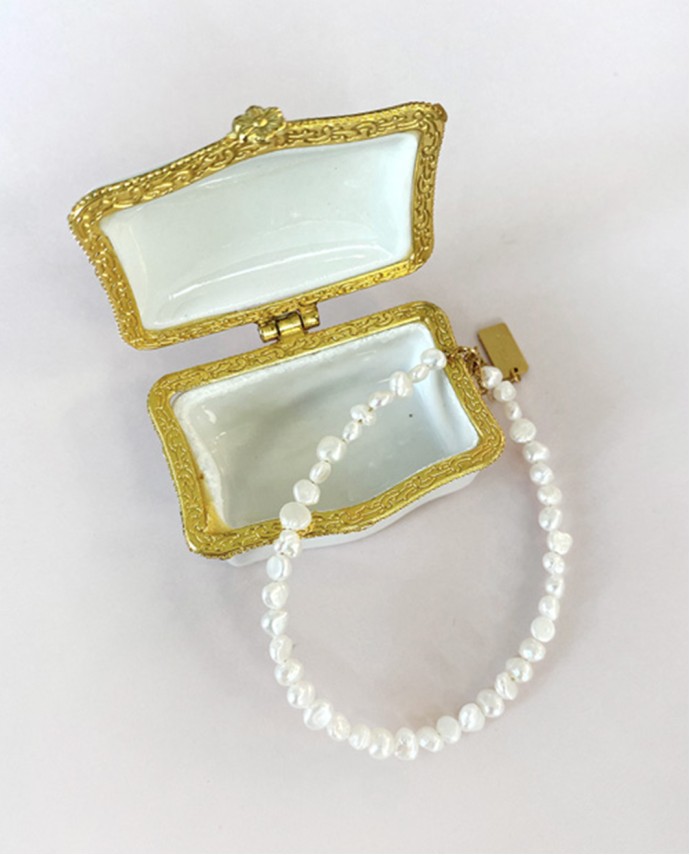 ΒΡΑΧΙΟΛΙ WHITE RAW PEARL Κοσμήματα