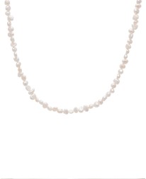 ΚΟΛΙΕ WHITE RAW PEARL S ΧΡΥΣΟ ΛΕΥΚΟ Κοσμήματα