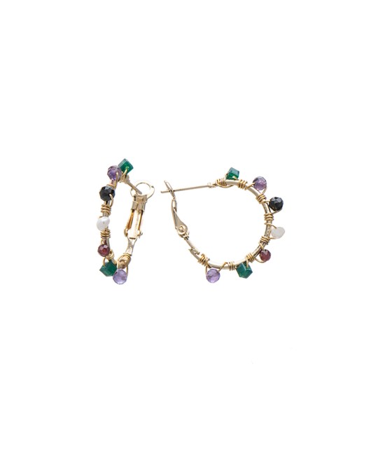 ΣΚΟΥΛΑΡΙΚΙΑ CONFETTI DOTS HOOPS S ΧΡΥΣΟ Σκουλαρίκια