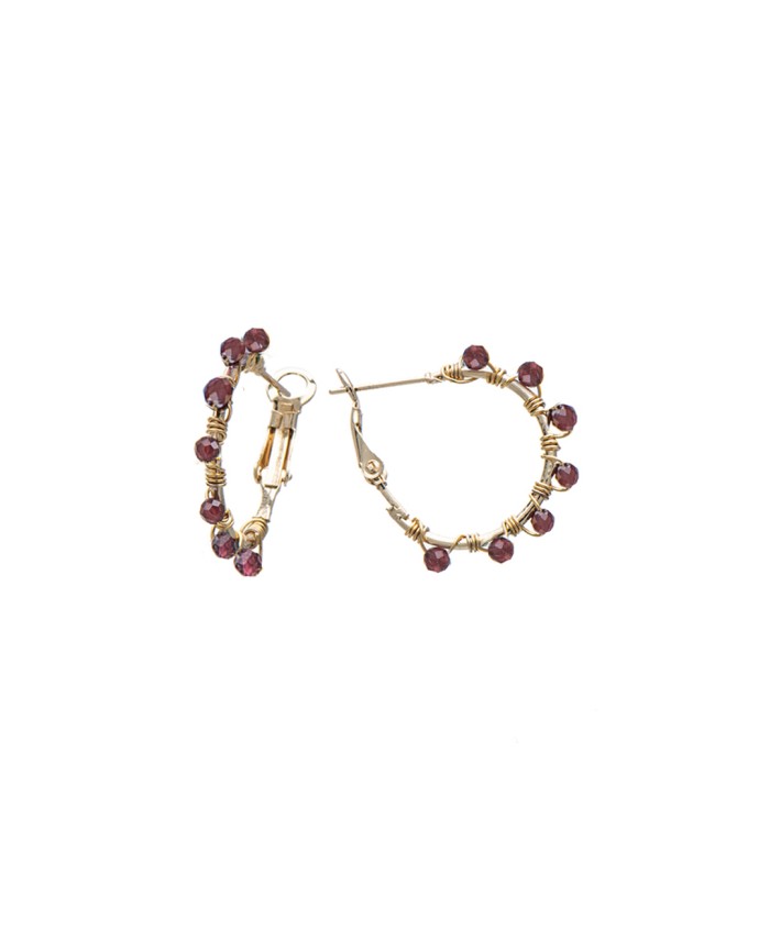 ΣΚΟΥΛΑΡΙΚΙΑ GRENADE DOTS HOOPS S ΧΡΥΣΟ Σκουλαρίκια