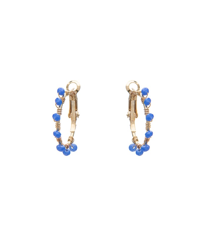 ΣΚΟΥΛΑΡΙΚΙΑ LULAKI DOTS HOOPS S ΧΡΥΣΟ Σκουλαρίκια
