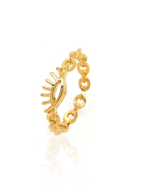 ΔΑΧΤΥΛΙΔΙ EYELASHES CHAIN ΧΡΥΣΟ Κοσμήματα