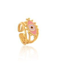 ΔΑΧΤΥΛΙΔΙ EYE MAGIC ΡΟΖ Κοσμήματα