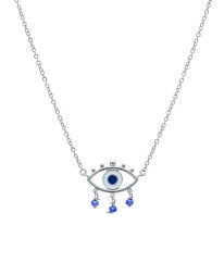 ΚΟΛΙΕ EYE TEARS ΜΠΛΕ ΑΣΗΜΙ Κολιέ