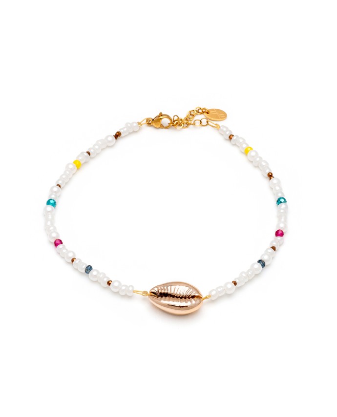 ΒΡΑΧΙΟΛΙ ΠΟΔΙΟΥ COLOURFULL SHELL Κοσμήματα