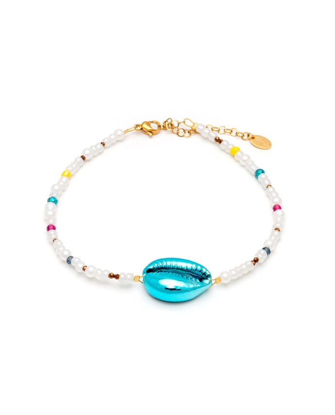 ΒΡΑΧΙΟΛΙ ΠΟΔΙΟΥ COLOURFULL SHELL Κοσμήματα