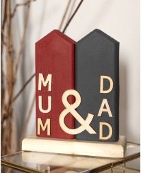 ΕΠΙΤΡΑΠΕΖΙΟ ΓΟΥΡΙ ΣΠΙΤΑΚΙΑ ΣΕΤ MUM & DAD Γούρια