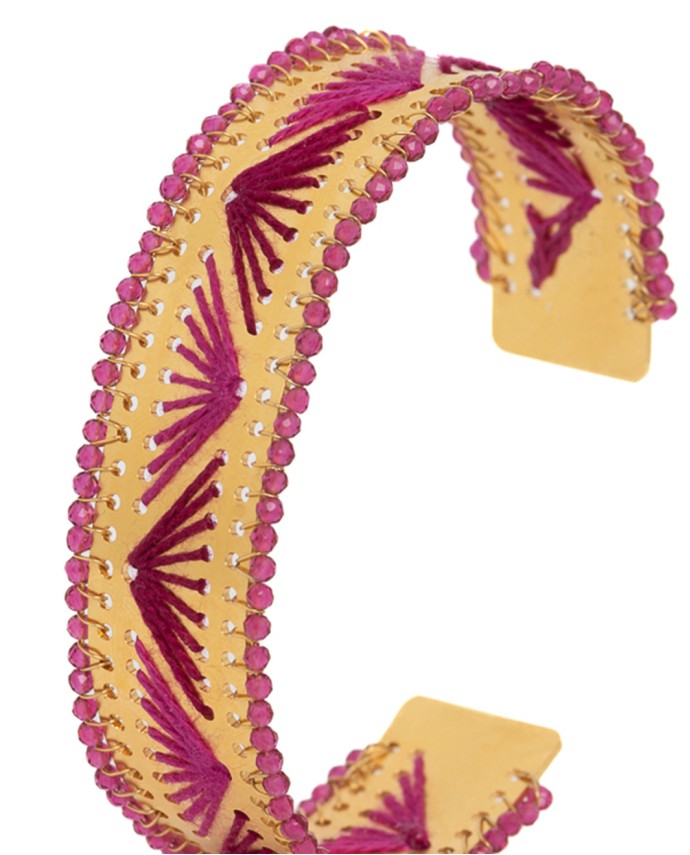 ΒΡΑΧΙΟΛΙ ZIRCONIA NUFARO FUCHSIA Βραχιόλια Χεριού