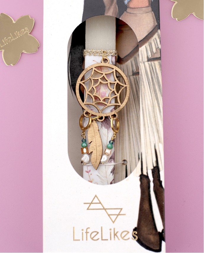 ΛΑΜΠΑΔΑ BOHO GIRL ΣΕ ΚΟΥΤΙ Λαμπάδες