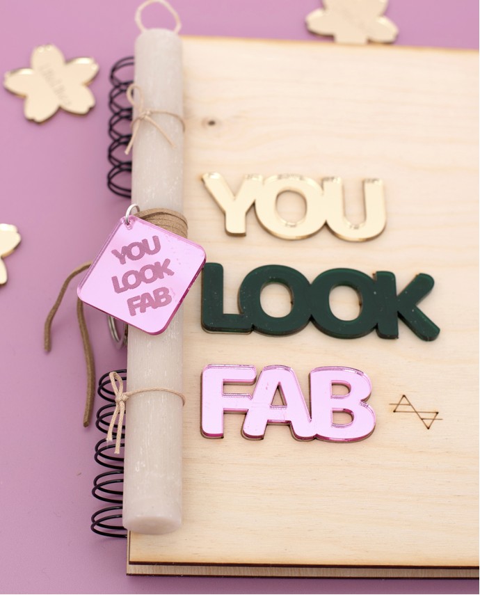 ΛΑΜΠΑΔΑ ΑΤΖΕΝΤΑ YOU LOOK FAB Λαμπάδες