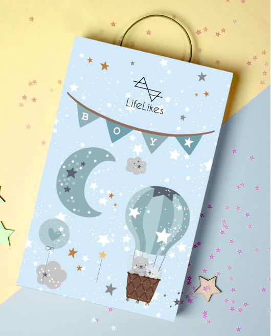 ΣΥΣΚΕΥΑΣΙΑ ΔΩΡΟΥ BABY BOY 30*19 cm Πάσχα
