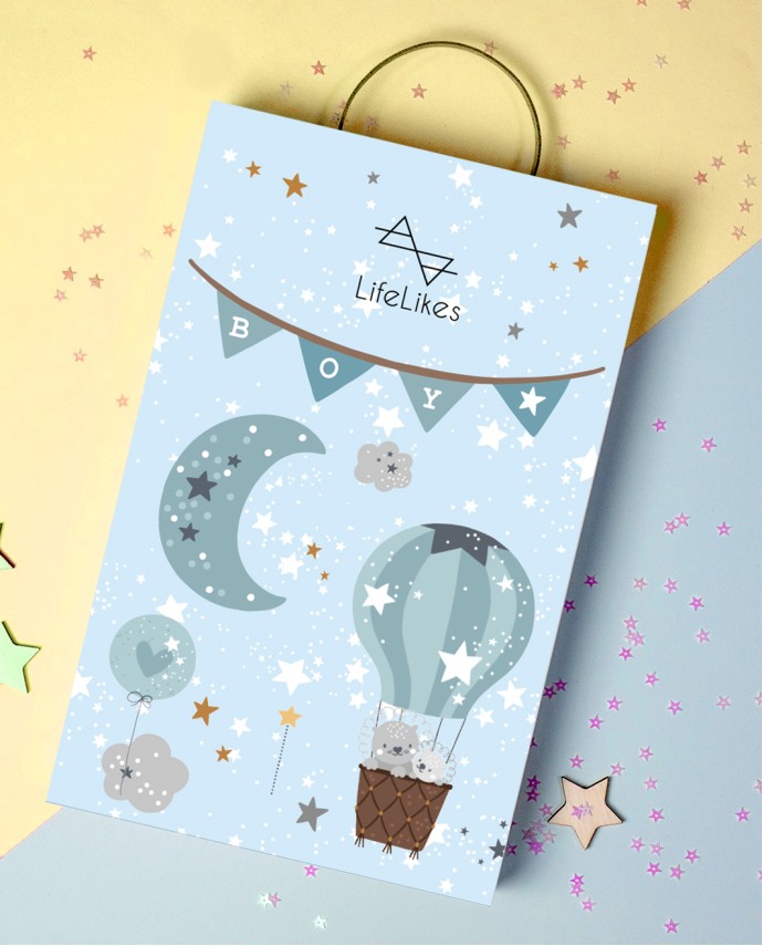 ΣΥΣΚΕΥΑΣΙΑ ΔΩΡΟΥ BABY BOY 30*19 cm Πάσχα