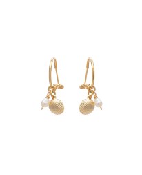 ΣΚΟΥΛΑΡΙΚΙΑ AHIVADA PEARL HOOPS S ΧΡΥΣΟ Σκουλαρίκια