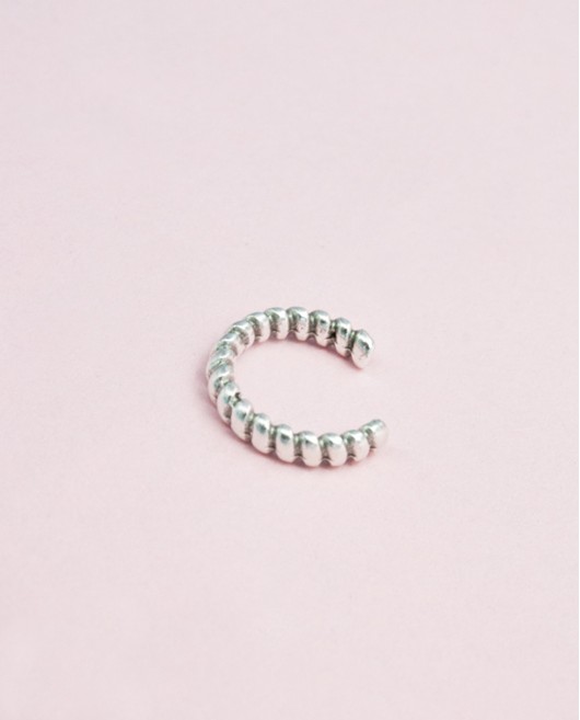 ΣΚΟΥΛΑΡΙΚΙ EAR CUFF SPIRAL ΑΣΗΜΙ Σκουλαρίκια