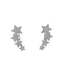 ΣΚΟΥΛΑΡΙΚΙΑ STARS CLIMBERS ΑΣΗΜΙ Σκουλαρίκια