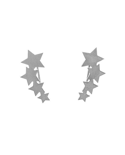 ΣΚΟΥΛΑΡΙΚΙΑ STARS CLIMBERS ΑΣΗΜΙ Σκουλαρίκια