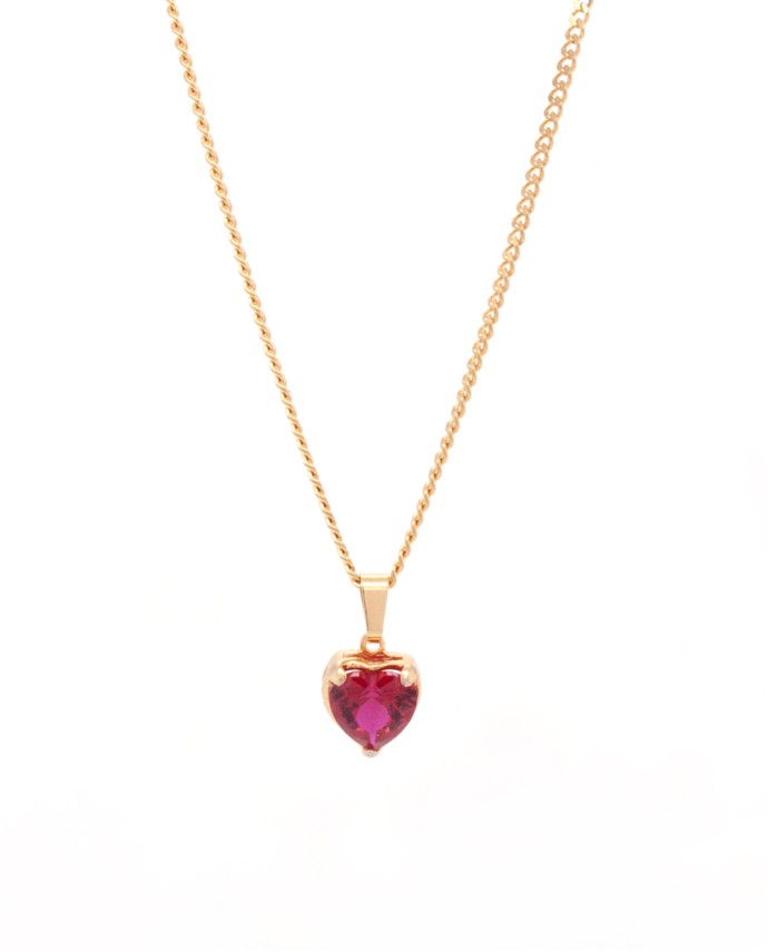 ΚΟΛΙΕ LOVE ZIRCON ΤΡΙΑΝΤΑΦΥΛΛΙ ΧΡΥΣΟ Κολιέ