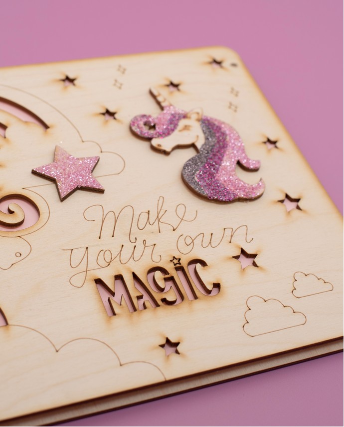 ΒΙΒΛΙΟ ΕΥΧΩΝ ΒΑΠΤΙΣΗΣ ΜΟΝΟΚΕΡΟΣ MAGIC Βάπτιση
