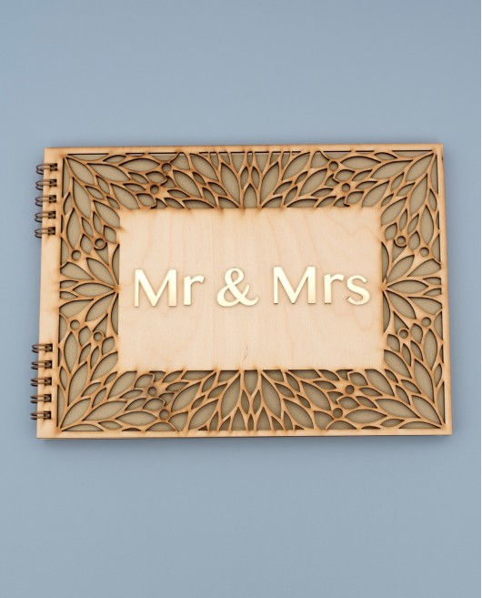ΒΙΒΛΙΟ ΕΥΧΩΝ ΓΑΜΟΥ ΚΟΡΝΙΖΑ MR & MRS Γάμος
