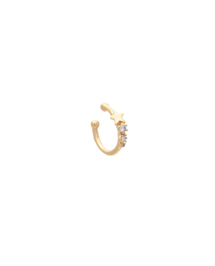 EAR CUFF ΑΣΤΕΡΙ ZIRCON Σκουλαρίκια