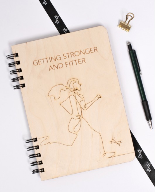 ΞΥΛΙΝΗ ΑΤΖΕΝΤΑ GETTING STRONGER AND FITTER Σπίτι & Γραφείο