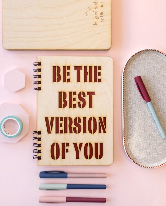 ΞΥΛΙΝΟ ΑΤΖΕΝΤΑ BE THE BEST VERSION OF YOU Σπίτι & Γραφείο