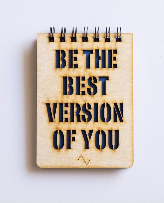 ΞΥΛΙΝΟ ΜΠΛΟΚΑΚΙ BE THE BEST VERSION OF YOU Σπίτι & Γραφείο