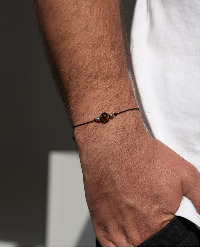 CHARM ΕΥΧΟΥΛΑ TIGER'S EYE Άντρας