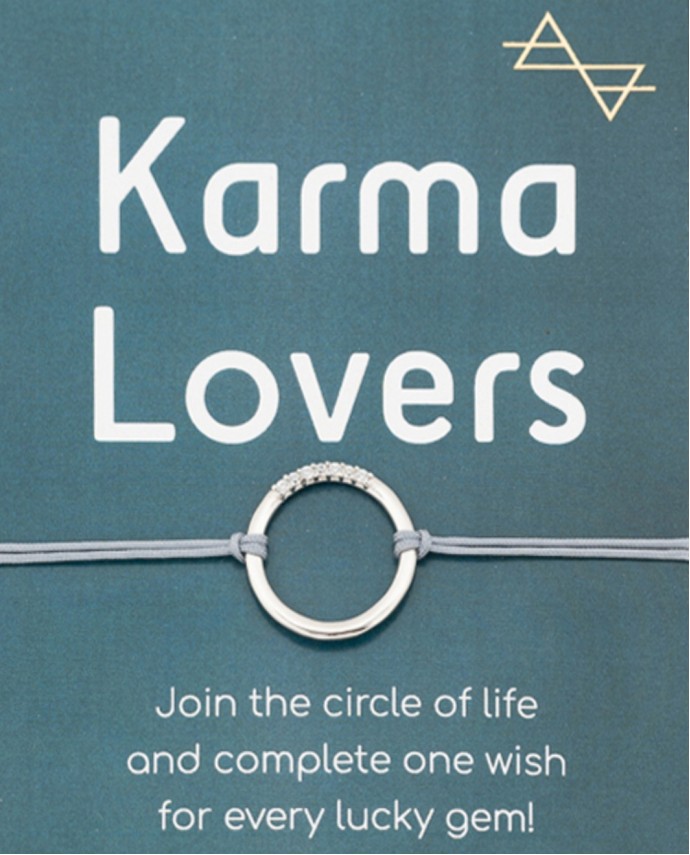 CHARM KARMA LOVERS ΑΣΗΜΙ ΜΕ ΛΕΥΚΑ ΖΙΡΓΚΟΝ 