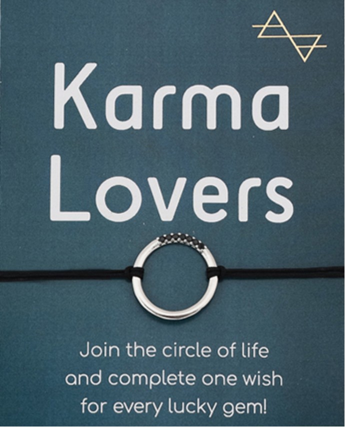 CHARM KARMA LOVERS ΑΣΗΜΙ ΜΕ ΜΑΥΡΑ ΖΙΡΓΚΟΝ 
