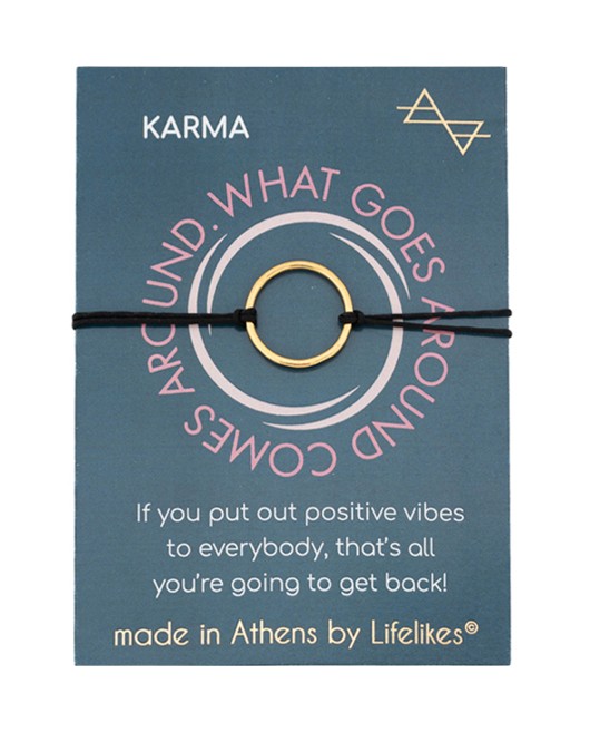 CHARM KARMA ΧΡΥΣΟ ΜΑΥΡΟ 