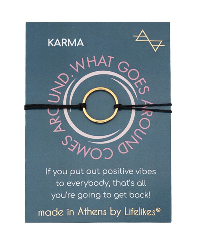 CHARM KARMA ΧΡΥΣΟ ΜΑΥΡΟ 