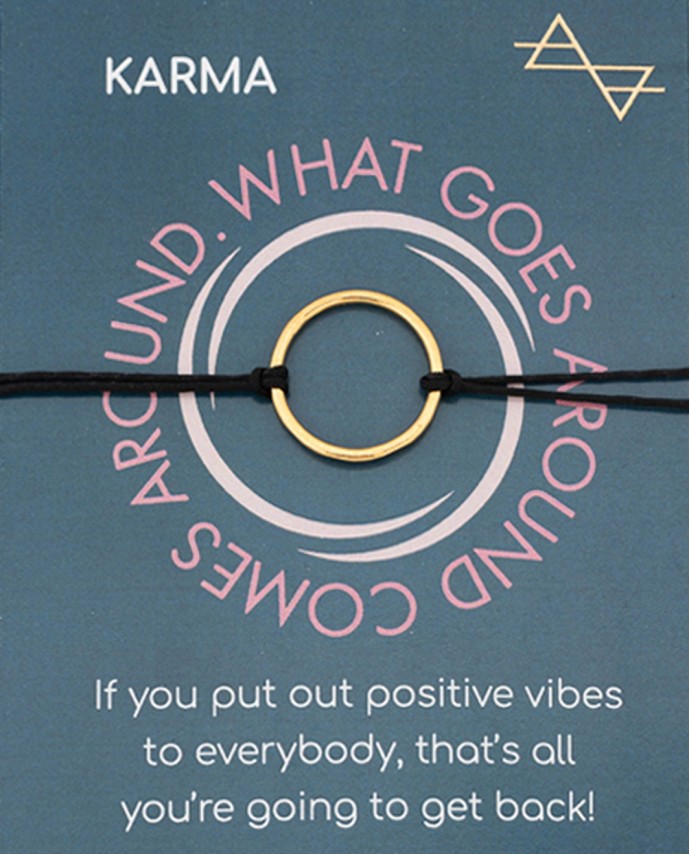 CHARM KARMA ΧΡΥΣΟ ΜΑΥΡΟ 