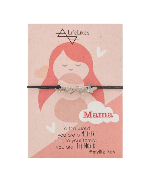 CHARM MAMA ΠΕΤΑΛΟΥΔΑ ΑΣΗΜΙ ΜΑΥΡΟ Μαμά