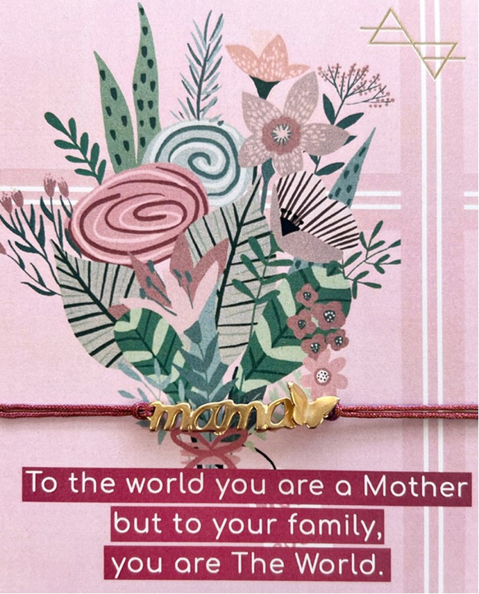 CHARM MAMA ΠΕΤΑΛΟΥΔΑ ΧΡΥΣΟ ΣΑΠΙΟ ΜΗΛΟ Μαμά