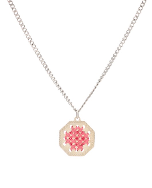 ΚΟΛΙΕ MOTIVO ΑΣΗΜΙ DUSTY CORAL Κολιέ