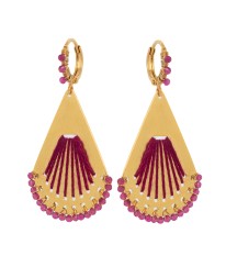 ΣΚΟΥΛΑΡΙΚΙΑ VENTALIA KEDIMA FUCHSIA Σκουλαρίκια