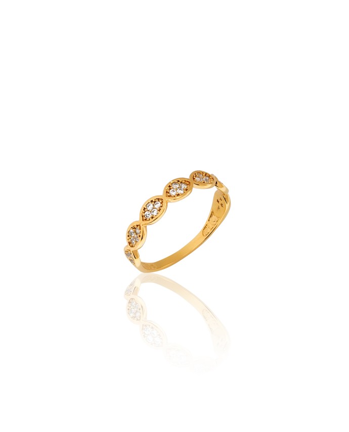 ΔΑΧΤΥΛΙΔΙ ZIRCON MATI SEIRE WHITE Δαχτυλίδια