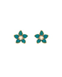 ΣΚΟΥΛΑΡΙΚΙΑ MINI FLORET ΒΕΡΑΜΑΝ ΧΡΥΣΟ Σκουλαρίκια